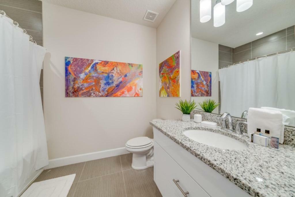 Pleasant Villa With Private Pool Near Disney Four Corners Bagian luar foto